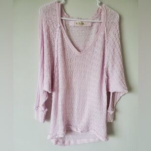 We The Free Soft Pink Knit Top